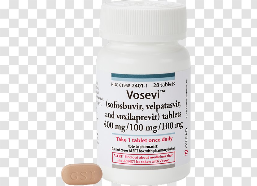 Drug Sofosbuvir/velpatasvir Voxilaprevir - Tablet Transparent PNG