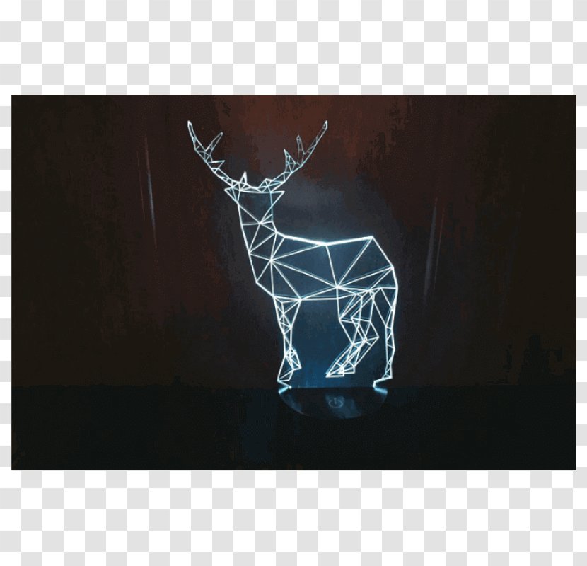 Light Reindeer LED Lamp - Lampe De Bureau Transparent PNG