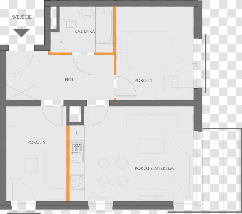 Nowa 5 Dzielnica Floor Plan Apartment Storey Room - Real Estate Transparent PNG