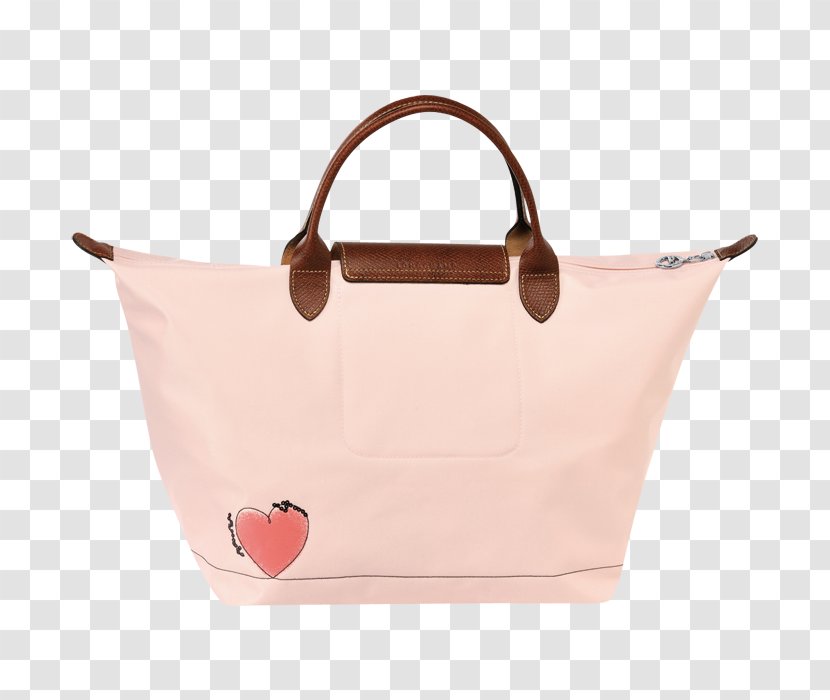 Longchamp Handbag Pliage Tote Bag - Peach Transparent PNG
