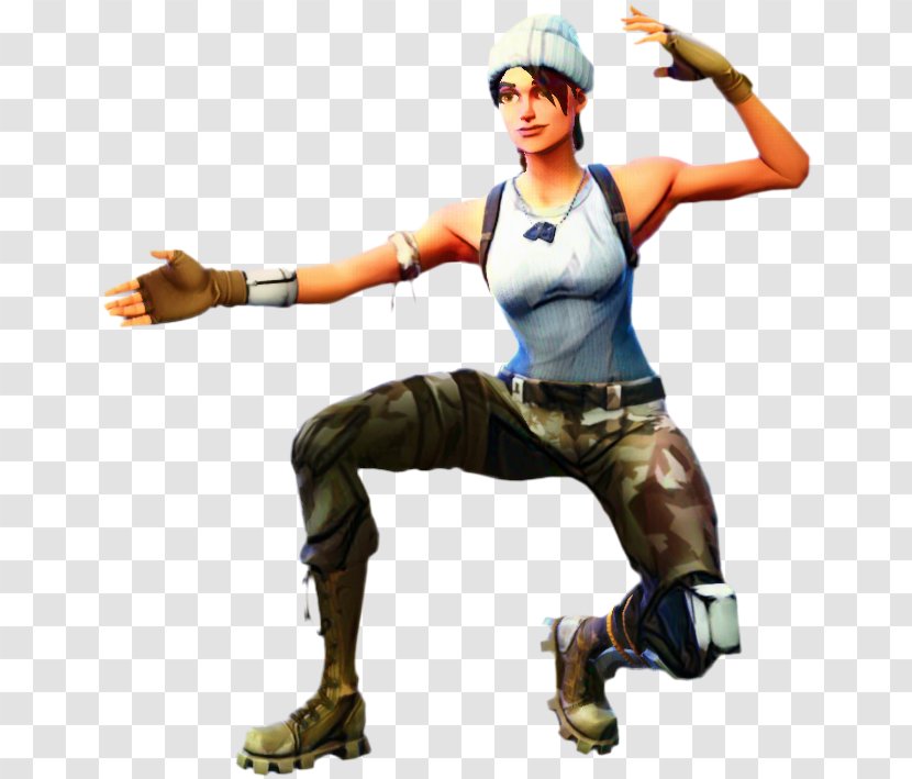 Fortnite Battle Royale Video Games Dance - Art - Squat Kick Transparent PNG