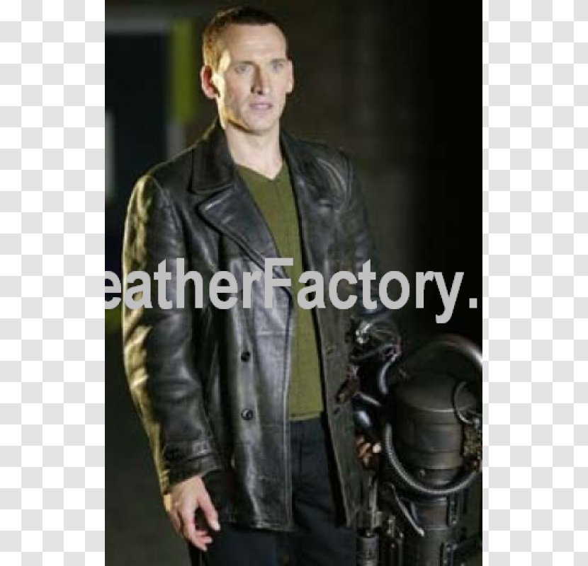 Christopher Eccleston Ninth Doctor Who Tenth - Textile - Real Leather Transparent PNG