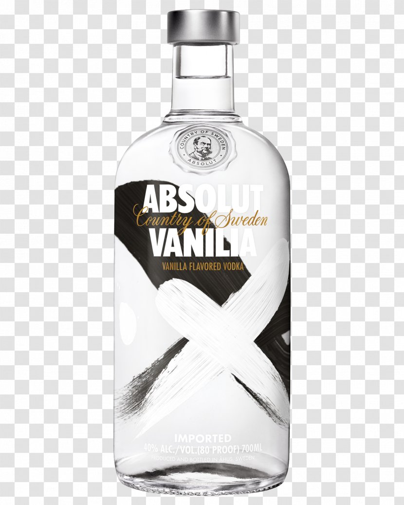 Absolut Vodka Distilled Beverage Flavor Vanilla Transparent PNG