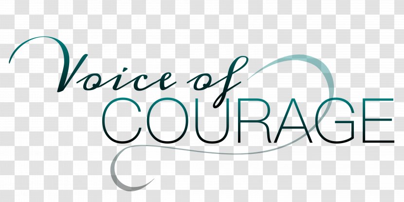 Logo Brand Font - Teal - Courage Transparent PNG