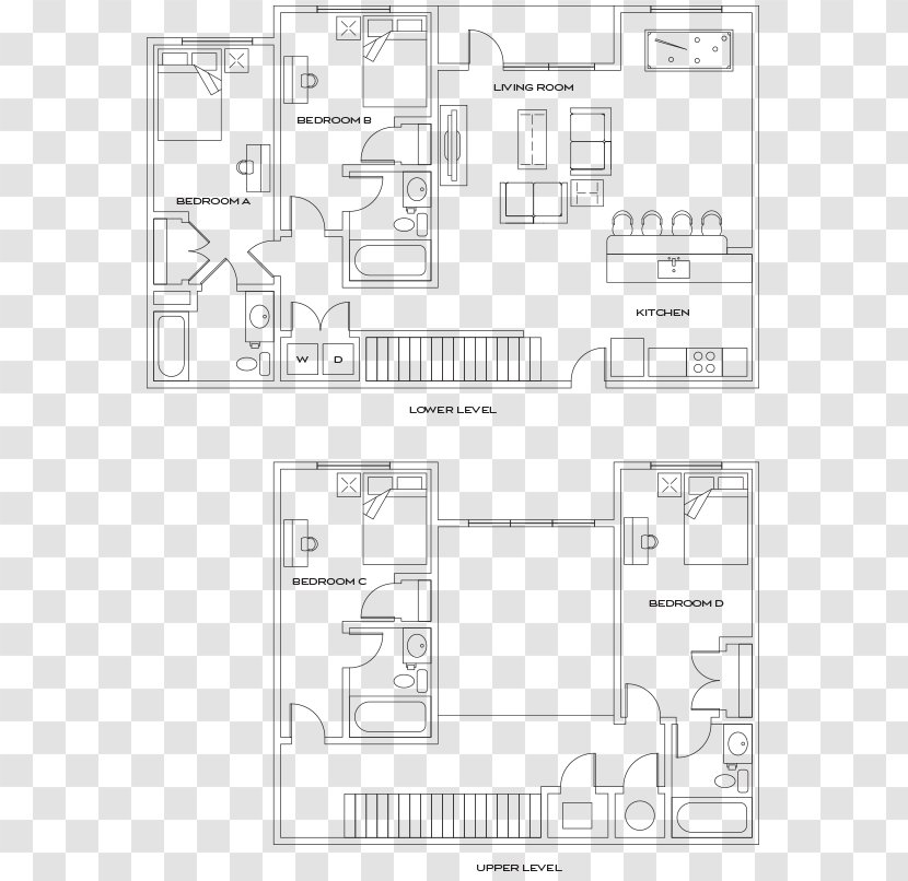 Floor Plan Architecture Technical Drawing - Design Transparent PNG