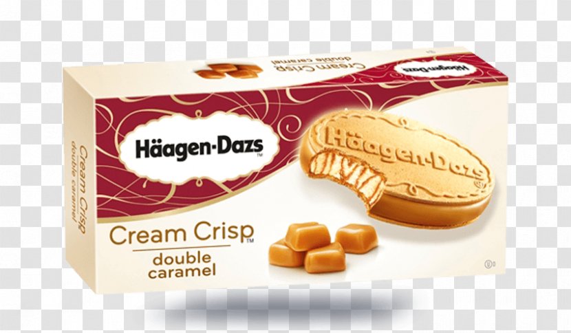 Ice Cream Crisp Sorbet Häagen-Dazs - Food - Caramel Transparent PNG