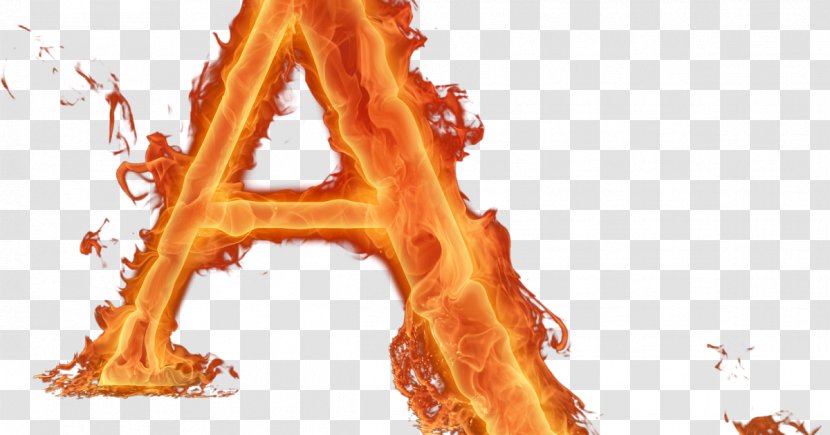 Alphabet Letter Fire Font - Character Transparent PNG