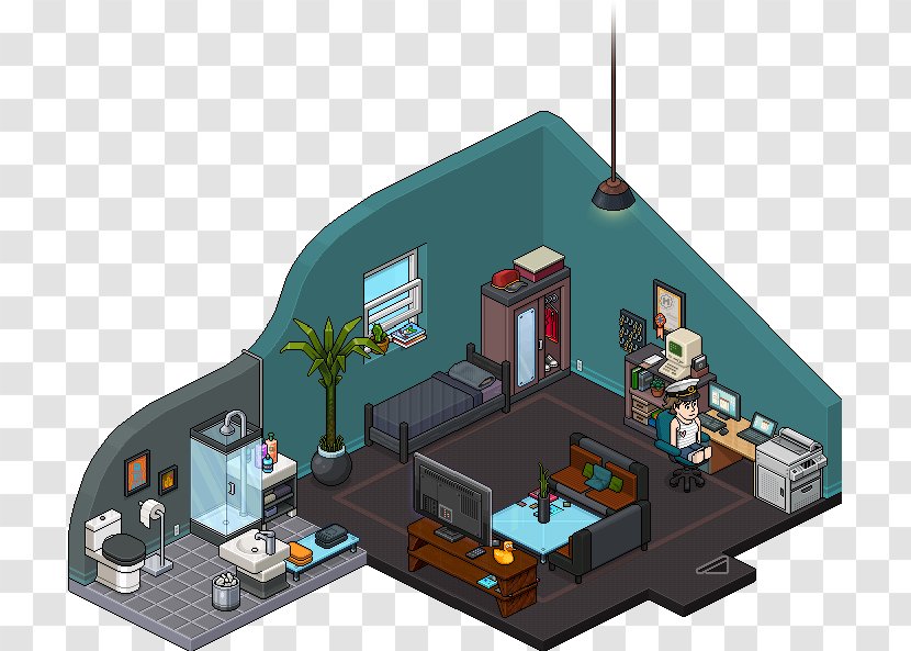Habbo Sulake Game Hotel Room Transparent PNG