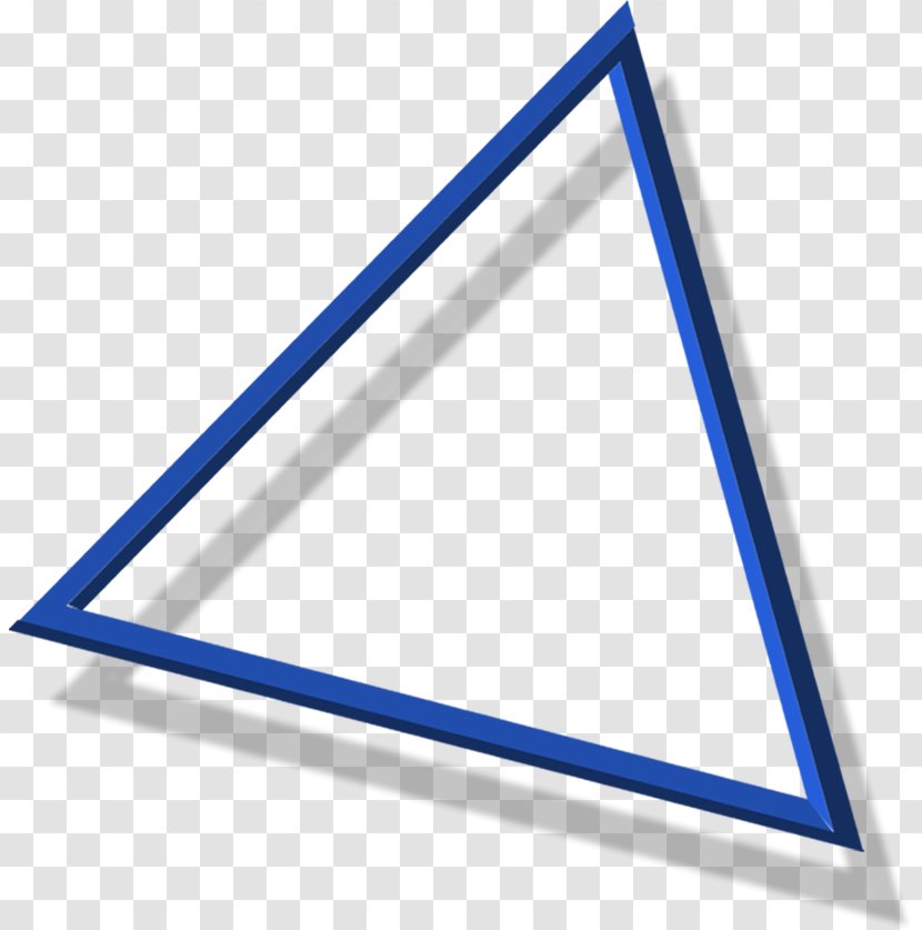 Triangle Download Icon - Raster Graphics - Blue Simple Border Texture Transparent PNG