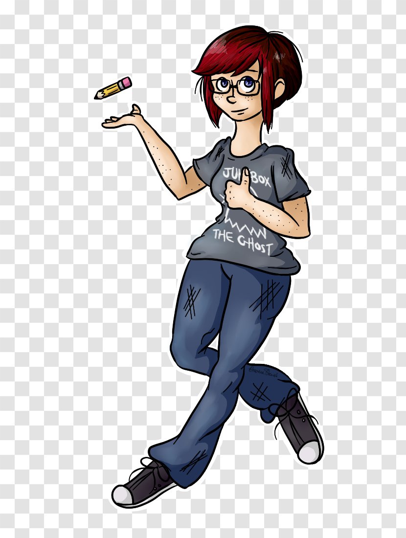 Glasses Cartoon Human Behavior Character - Cool Transparent PNG