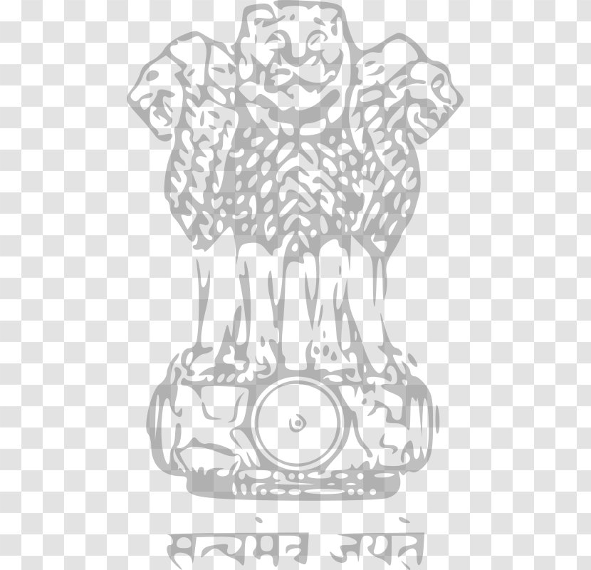 States And Territories Of India Pillars Ashoka Lion Capital British Raj - Heart Transparent PNG