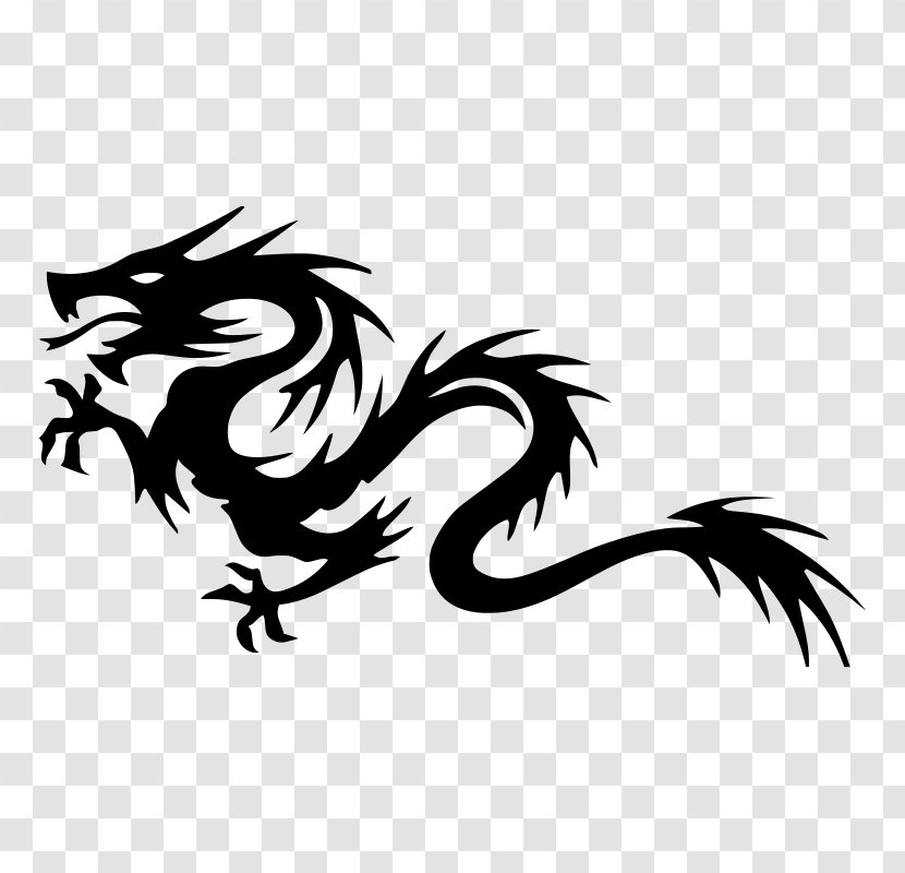 Dragon Decal Sticker Clip Art - Chinese Transparent PNG