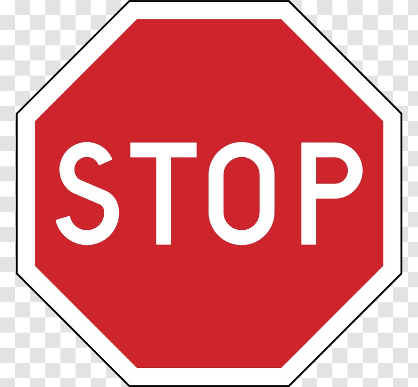 Stop Sign Traffic Clip Art - Warning - Road Template Transparent PNG