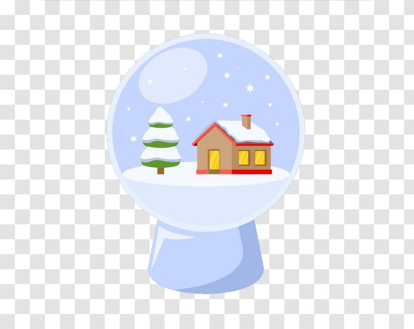 Crystal Ball Santa Claus Christmas Day Vector Graphics Image - Greeting Note Cards - Generic Button Transparent PNG