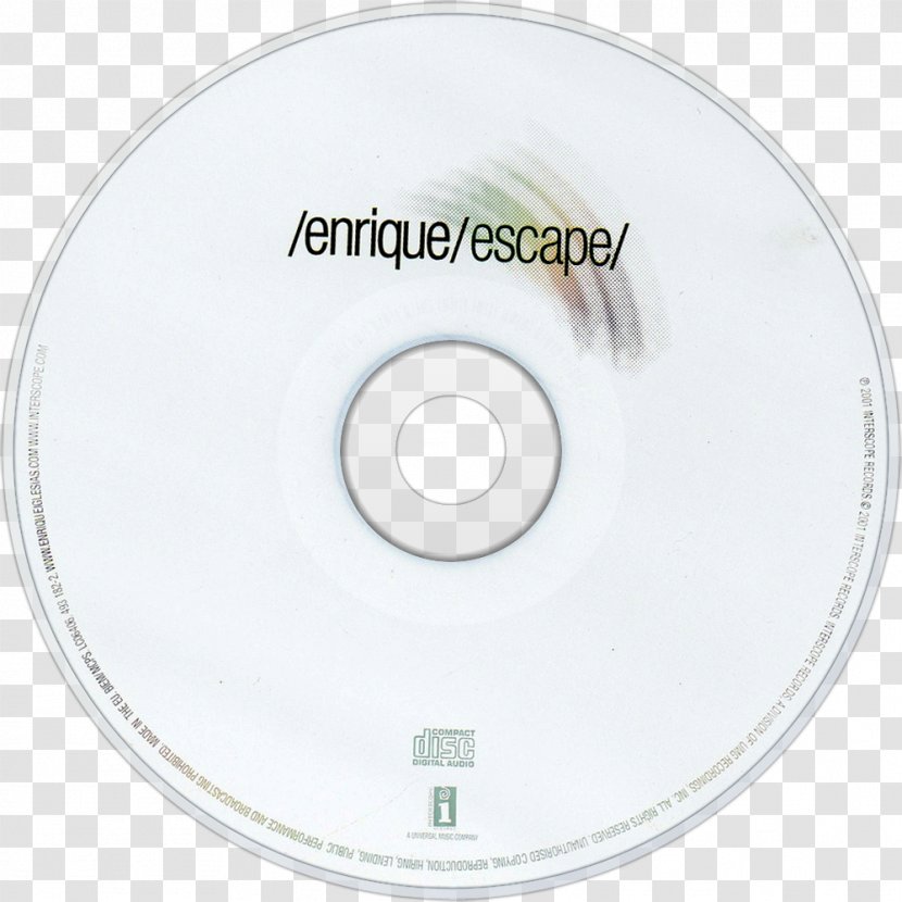 Compact Disc Computer Hardware - Enrique Iglesias Transparent PNG