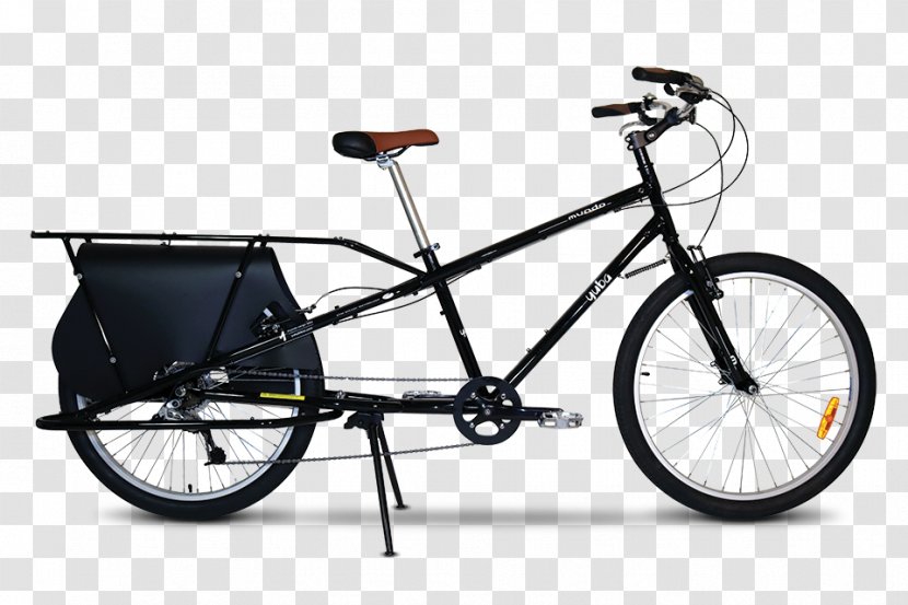 Yuba Bicycles Freight Bicycle Cycling Boda V3 Step-Through Cargo Bike - Hybrid Transparent PNG