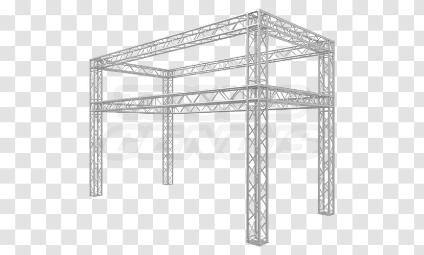 Truss Steel Banner Structure Beam - Exhibition Booth Design Transparent PNG