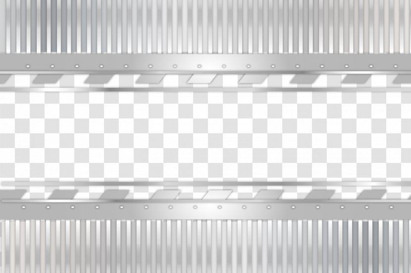 Metal Zipper - Steel - Vector Transparent PNG