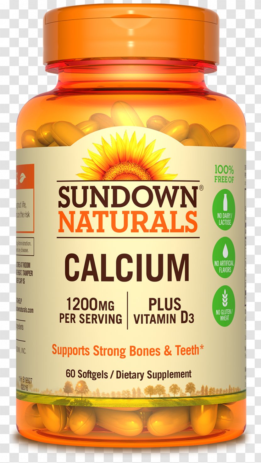 Dietary Supplement Vitamin D Calcium Softgel - Health - Sundowner Transparent PNG