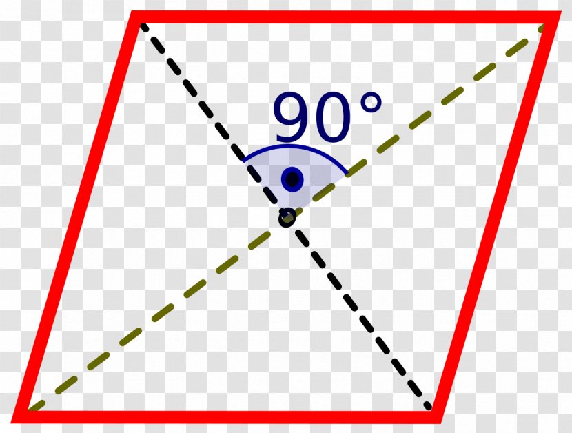 Triangle Rhombus Diagonal Parallelogram - Angle Transparent PNG