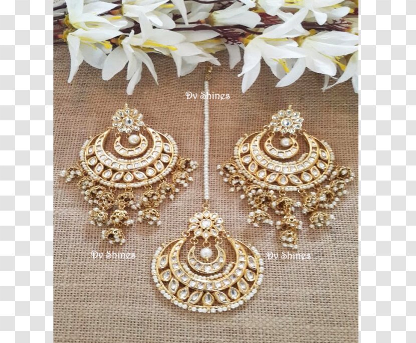 Earring Kundan Jewellery Costume Jewelry Gold - Baahubali Film Series Transparent PNG