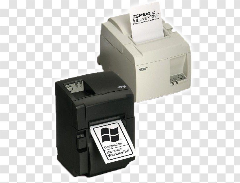 Point Of Sale Thermal Printing Printer Star Micronics TSP100 Paper - Driver Transparent PNG