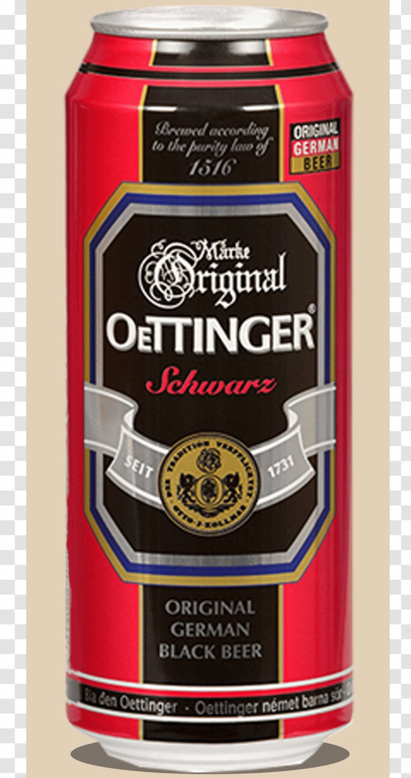 Wheat Beer Oettinger Pils Schwarzbier - German Transparent PNG