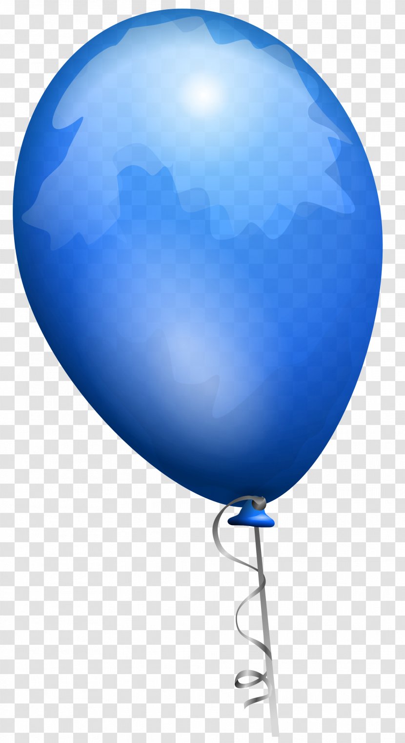 Balloon Clip Art - Blue - Red Image, Free Download Transparent PNG