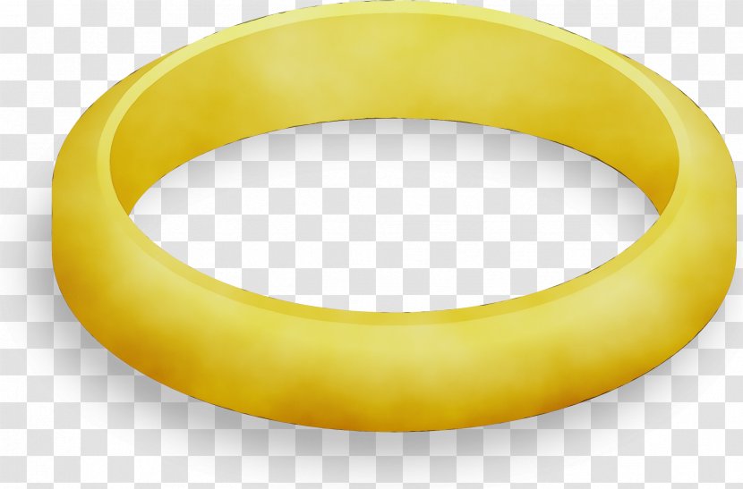 Yellow Bangle Jewellery Ring Transparent PNG