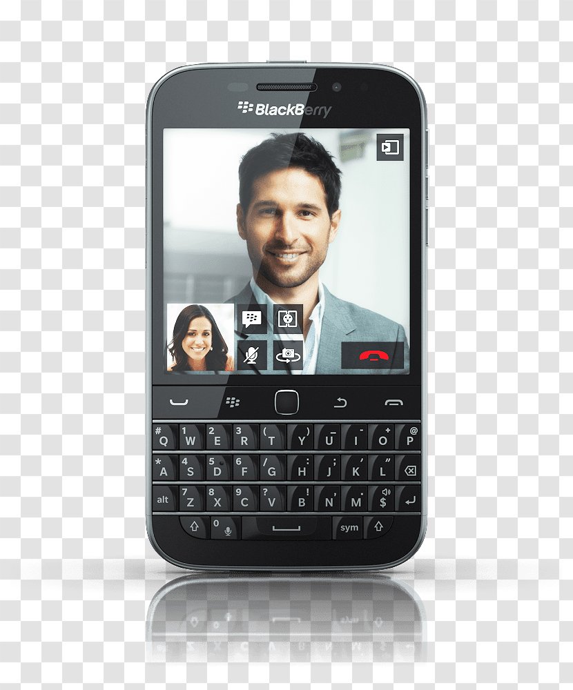 BlackBerry 10 Smartphone GSM QWERTY - Blackberry Classic Transparent PNG