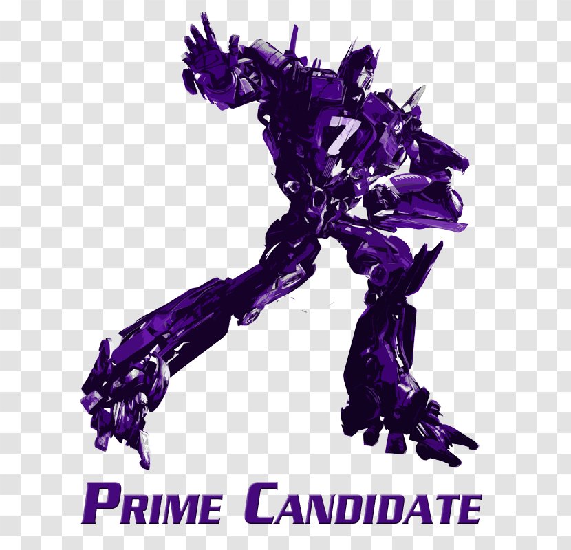 Transformers Hardcover Book Purple Character - Dark Of The Moon - Heisman Trophy Silhouette Transparent PNG