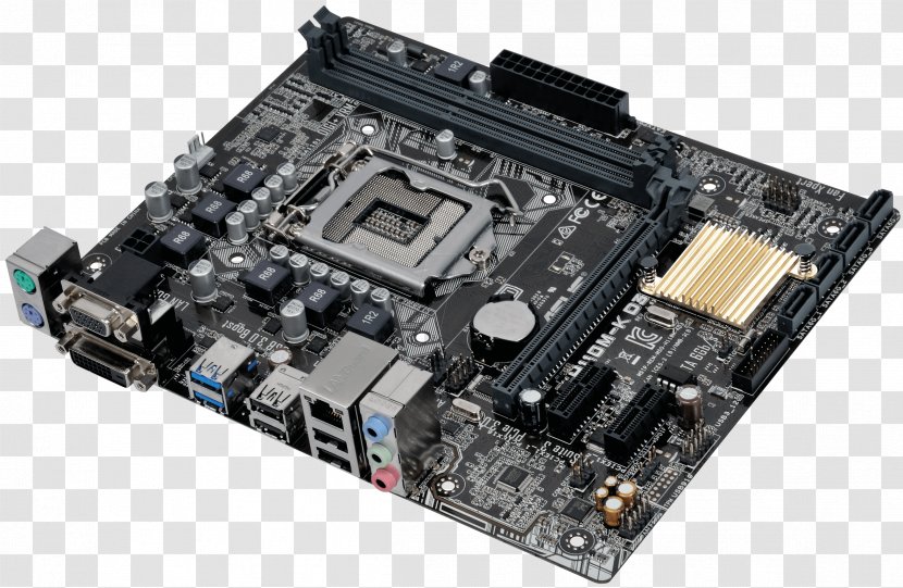 Intel Motherboard MicroATX LGA 1151 CPU Socket - Computer Component Transparent PNG