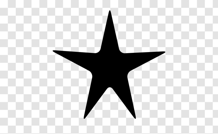 Five-pointed Star Shape Symbol - 5 Stars Transparent PNG