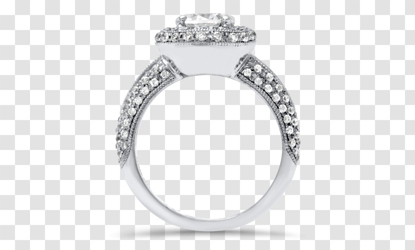Engagement Ring Wedding Jewellery - Halo Transparent PNG