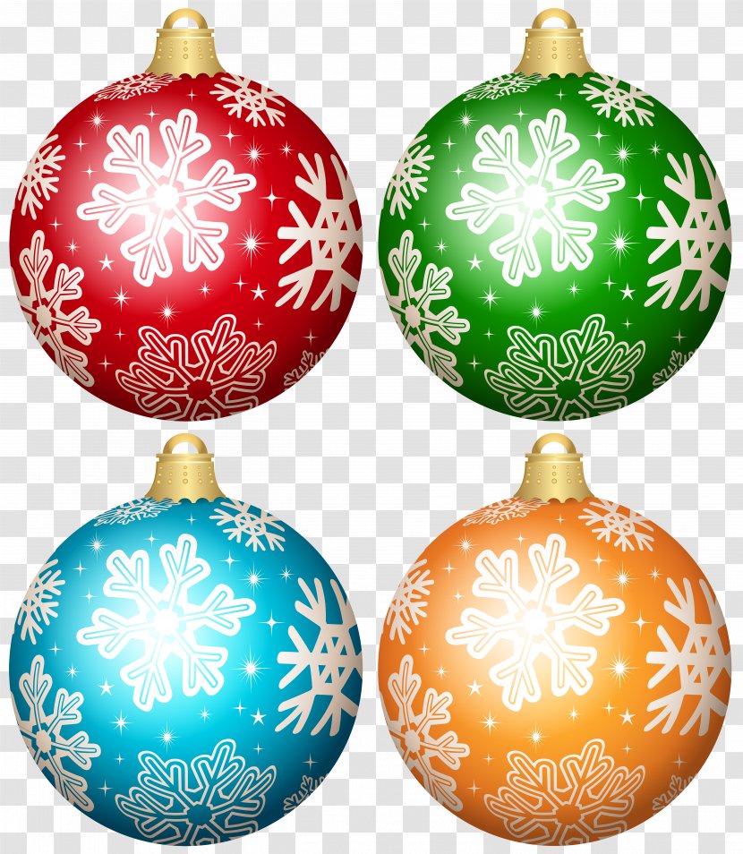 Christmas Ornament Easter Clip Art - Ornaments Collection Transparent PNG