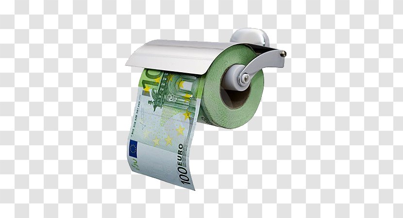 Toilet Paper 100 Euro Note Banknote Transparent PNG