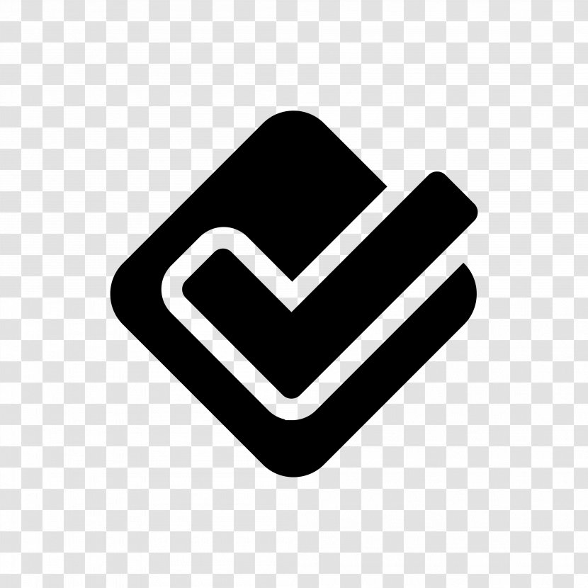 Social Media Foursquare Theme - Symbol - Black And White Icon Transparent PNG