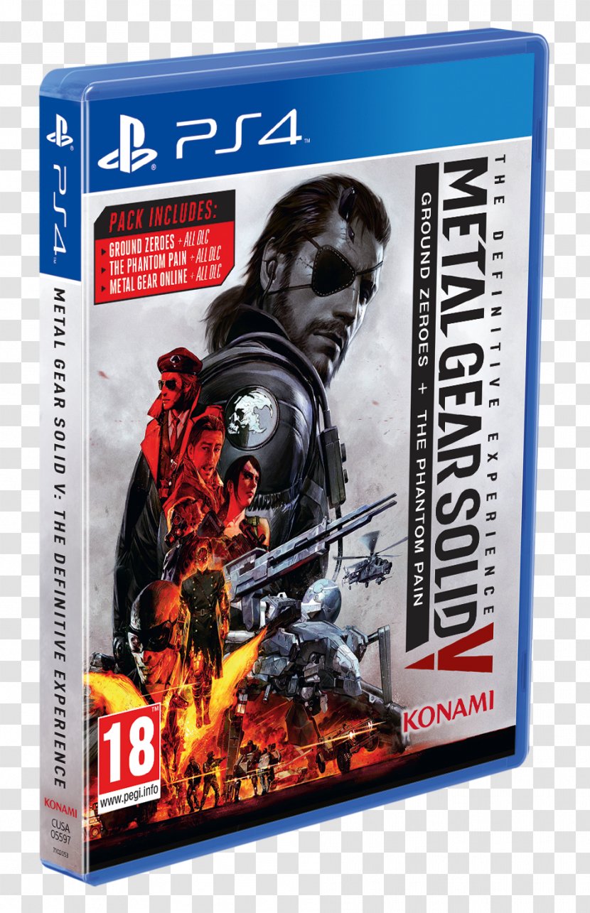Metal Gear Solid V: The Phantom Pain Ground Zeroes Online Survive PlayStation 4 - Big Boss - 5 Transparent PNG