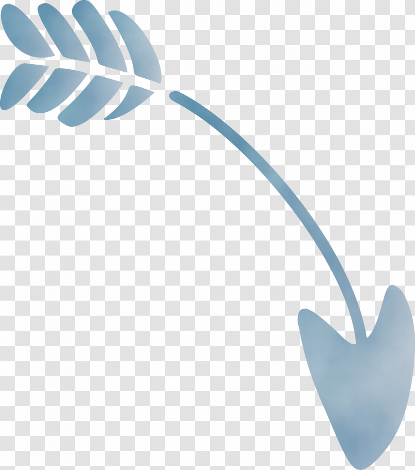 Blue Turquoise Leaf Transparent PNG