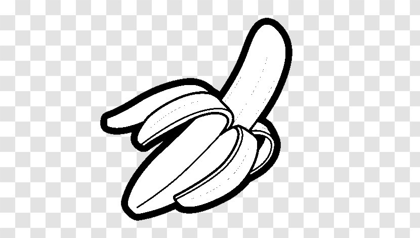 Coloring Book Banana Split Drawing Fruit - First Abc - Fruta Abacate Transparent PNG