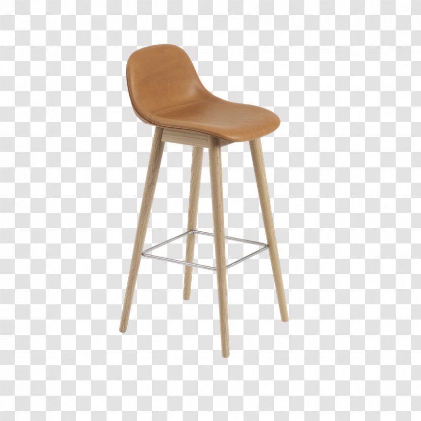Bar Stool Seat Muuto Fiber - Material - Wooden Transparent PNG