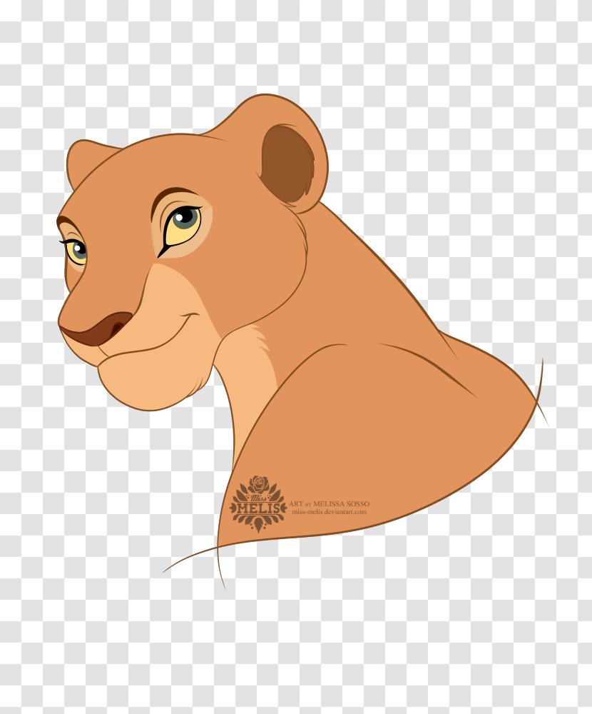 Nala Simba Lion Art - Dog Like Mammal Transparent PNG