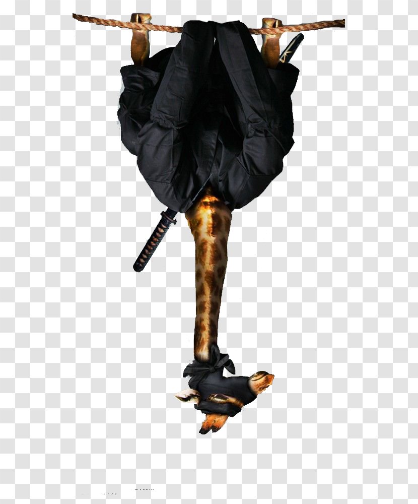 Northern Giraffe Ninja - Designer Transparent PNG