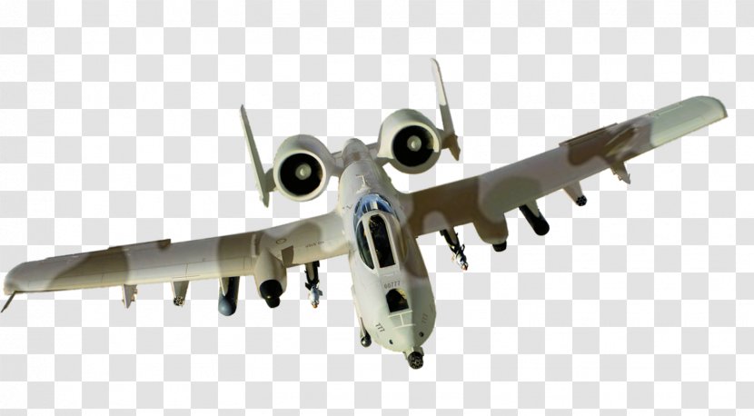 Fairchild Republic A-10 Thunderbolt II Airplane Common Warthog Military Aircraft - FIGHTER JET Transparent PNG