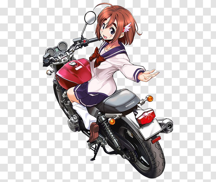 Bakuon!! Sakura Festival バイク漫画 Motorcycle - Watercolor - Tenjho Tenge Transparent PNG