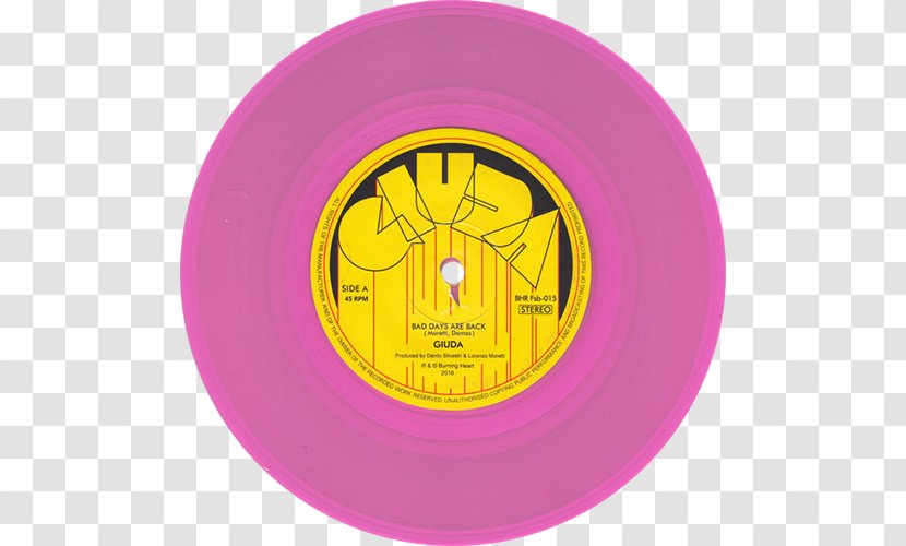 Giuda Firefly Bad Days Are Back Phonograph Record Maxwell Sterling - Compact Disc Transparent PNG