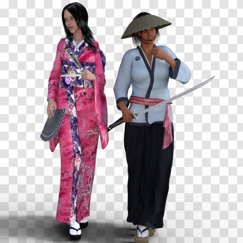 Costume Pink M RTV Outerwear - City Samurai Warrior Hero 3d Transparent PNG
