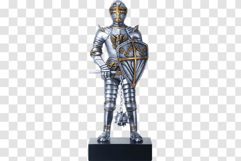 Figurine Knight Middle Ages Statue Plate Armour - Eagle Transparent PNG