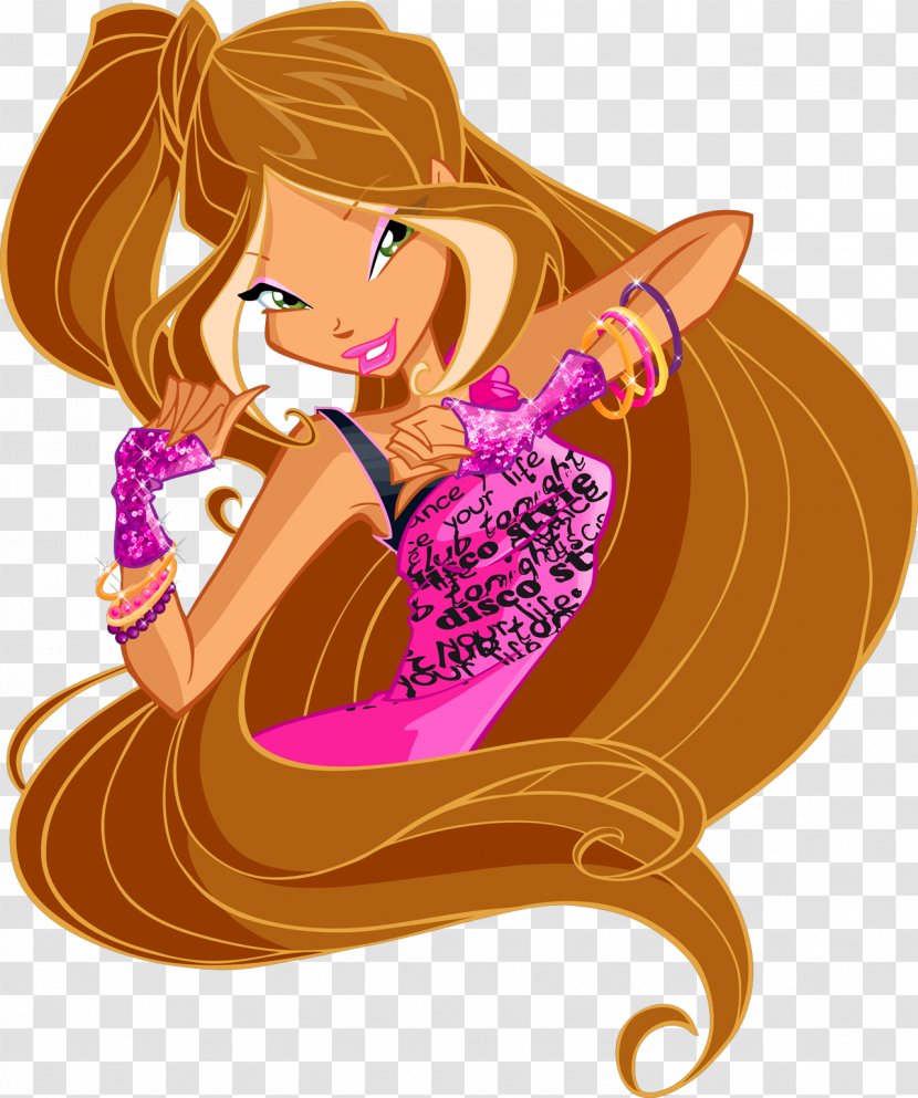 Flora Bloom Tecna Stella Winx Club - Flower - Season 5Flora Transparent PNG