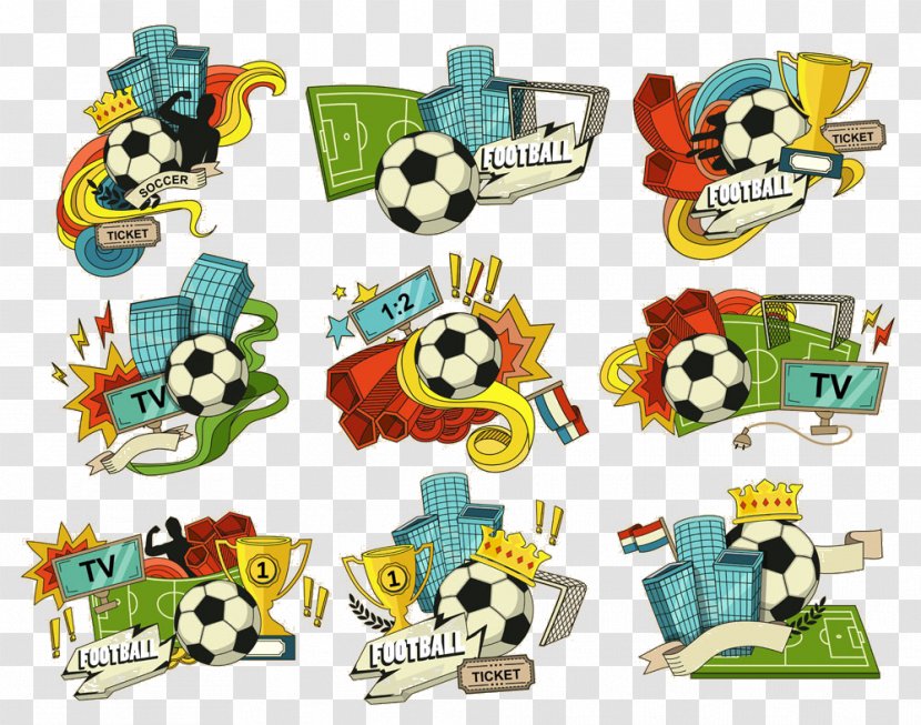 American Football Sport - Pitch - Ribbon Soccer Vector Icons Transparent PNG